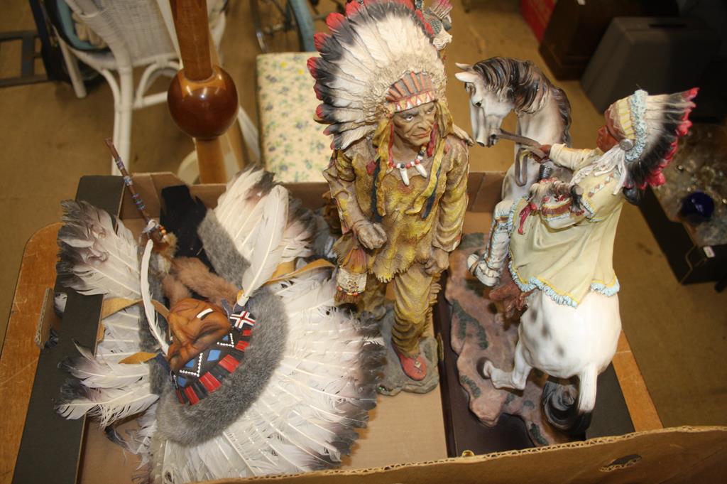 Quantity of Native American figures - Image 2 of 3