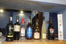 Port, Brandy etc.