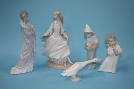 Five pieces of Lladro