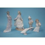 Five pieces of Lladro