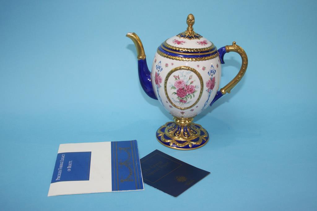 A Faberge Imperial teapot