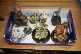 Collection of various figures including Royal Doulton etc.