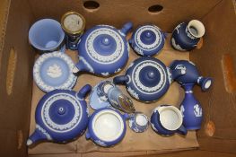 Collection of Wedgwood and Adams jasperware