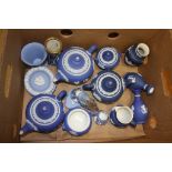 Collection of Wedgwood and Adams jasperware