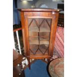 Mahogany corner cabinet