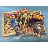 Collection of vintage comics to include Chamber of Darkness, Daredevil etc.