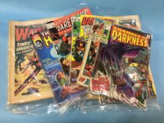 Collection of vintage comics to include Chamber of Darkness, Daredevil etc.