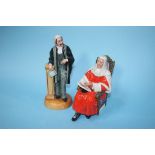 A Royal Doulton figure 'The Judge', HN 2443 and 'The Lawyer', HN 3041