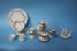 A Williamson and sons Batchelors set and a German porcelain tea set