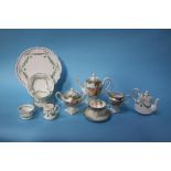 A Williamson and sons Batchelors set and a German porcelain tea set