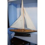 Model sailing ship