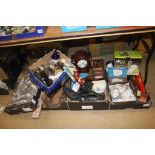 Five boxes of assorted including Chemist bottles etc.