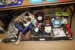 Five boxes of assorted including Chemist bottles etc.