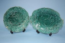 Eight leaf plates