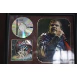 Autographs Meatloaf 'Dead Ringer' and Dog the Bounty Hunter, framed with certificate