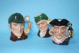 Three Royal Doulton Character jugs