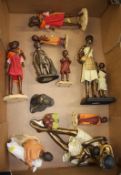 Collection of various Masai figures