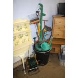 Assorted gardening tools