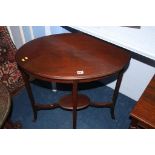 Edwardian oval occasional table