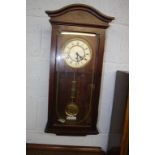 Mahogany wall clock