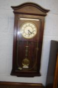 Mahogany wall clock