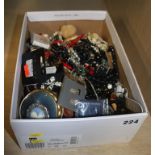 Box of costume jewellery