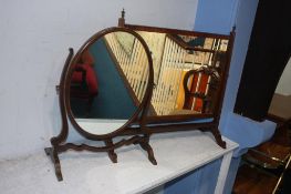 Two mahogany dressing table mirrors