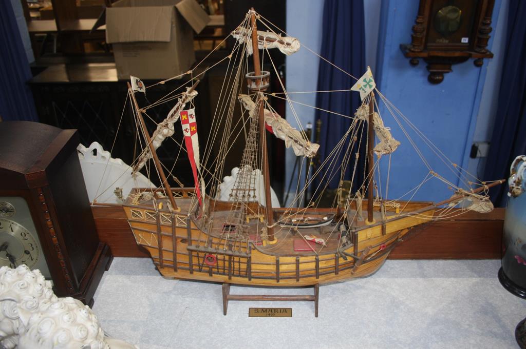 Small model galleon