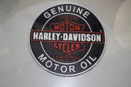 Harley Davidson sign