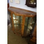 Walnut china cabinet