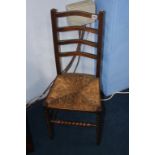 Oak ladderback chair