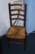 Oak ladderback chair