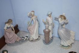 Three Lladro figures