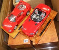 Two Burago Die Cast cars