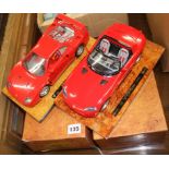 Two Burago Die Cast cars