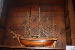 Model of a tall ship