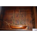 Model of a tall ship