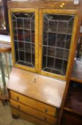 Oak bureau bookcase