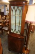 Reproduction corner cabinet