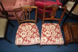 Two nursing chairs