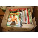 Assorted books and Bruce Lee / Kung Fu magazines