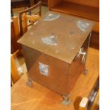 Copper coal scuttle