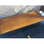 A teak G Plan coffee table