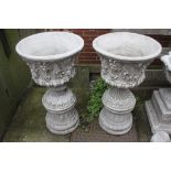 Large pair of Garden Urns