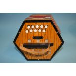 A Scholer of Germany 10 button concertina
