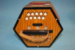 A Scholer of Germany 10 button concertina