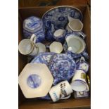 Box of modern Ringtons china