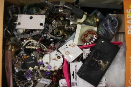 A large quantity of costume jewellery