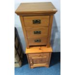 Two bedside drawers