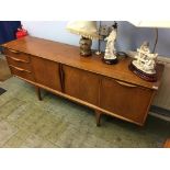 A teak sideboard, 183cm wide